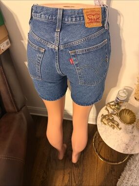 Levi's High-Rise Blue Denim Women’s Shorts